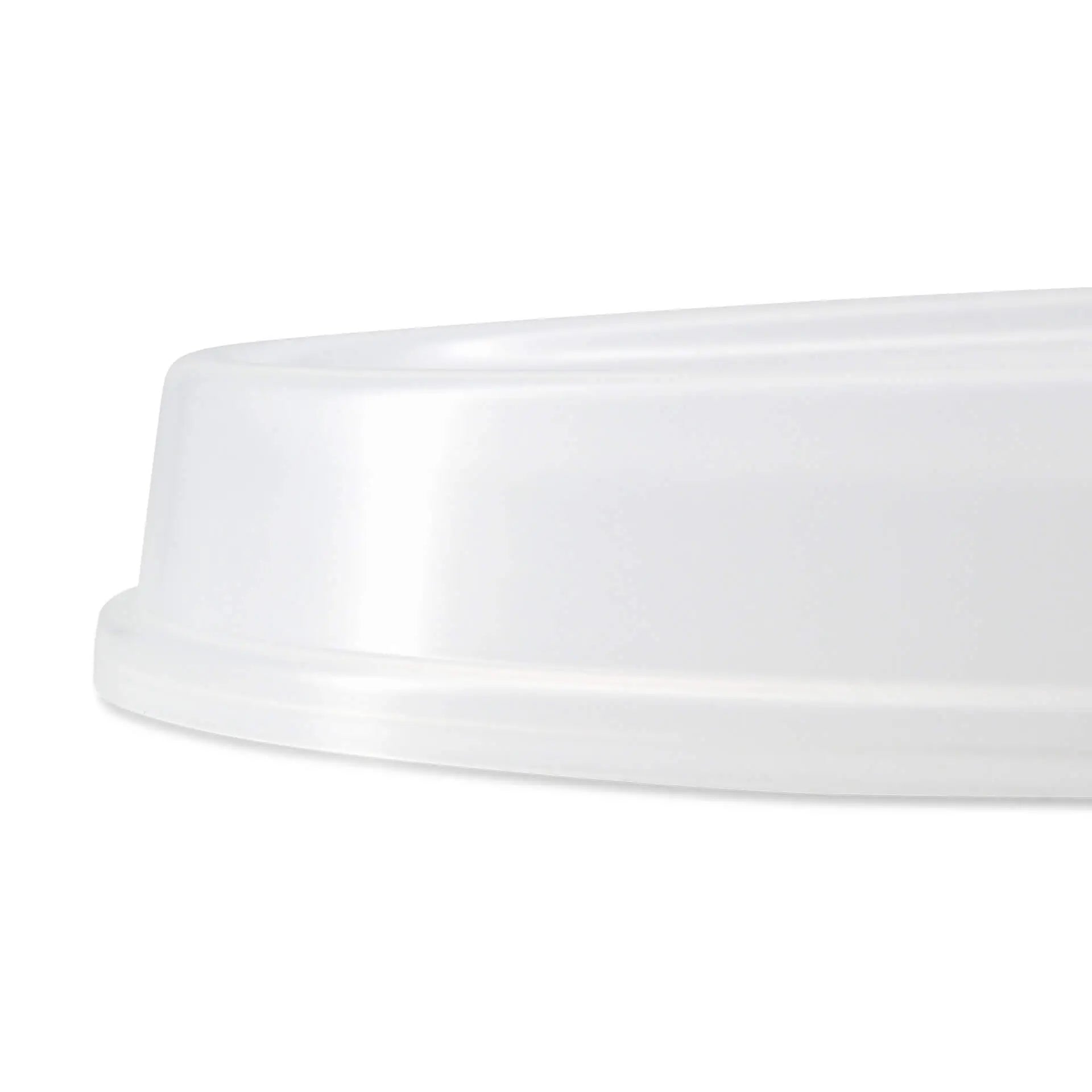 Mehrwegdeckel  "merways Plate" 27,5 x 20 x 3 cm, PP, transparent