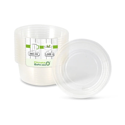 Deli container PLA 360 ml, Ø 121 mm, round