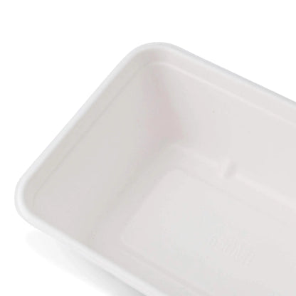 Sugarcane-bowls  17 x 12 x 6 cm, 650 ml, rectangular