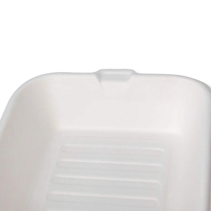 Sugarcane burger box 15 x 15 x 8 cm, square