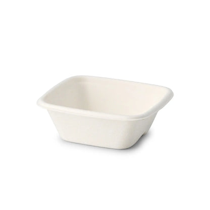 Bagasse portion cups, 70 ml, 80 x 80 x 27 mm, square