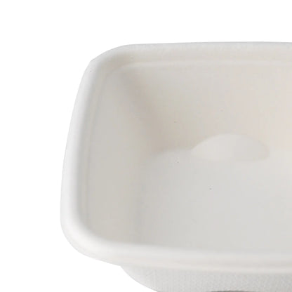 Bagasse portion cups, 70 ml, 80 x 80 x 27 mm, square