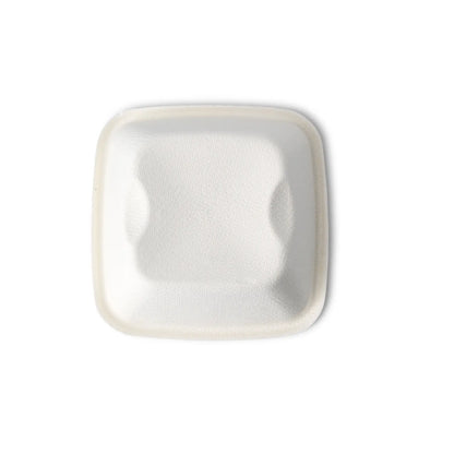 Bagasse portion cups, 70 ml, 80 x 80 x 27 mm, square