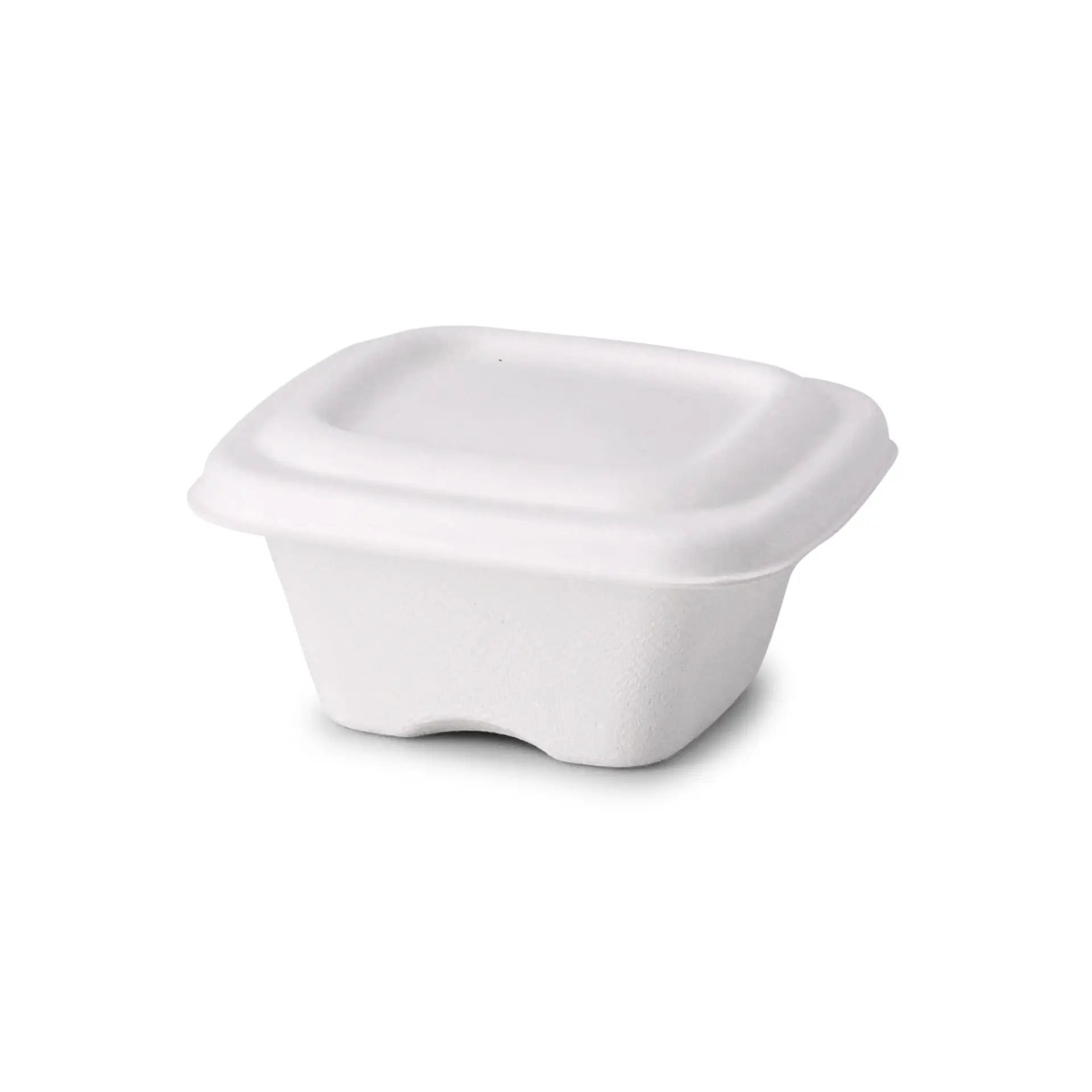 Bagasse portion cups, 100 ml, 80 x 80 x 37 mm, square