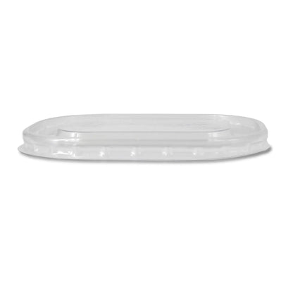 rPET lids 11 x 8 cm, clear, rectangular