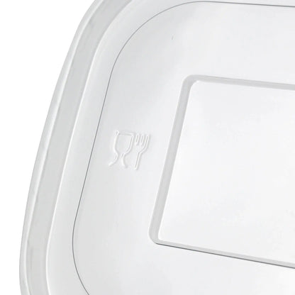 rPET lids 17,5 x 12,5 cm, clear, rectangular