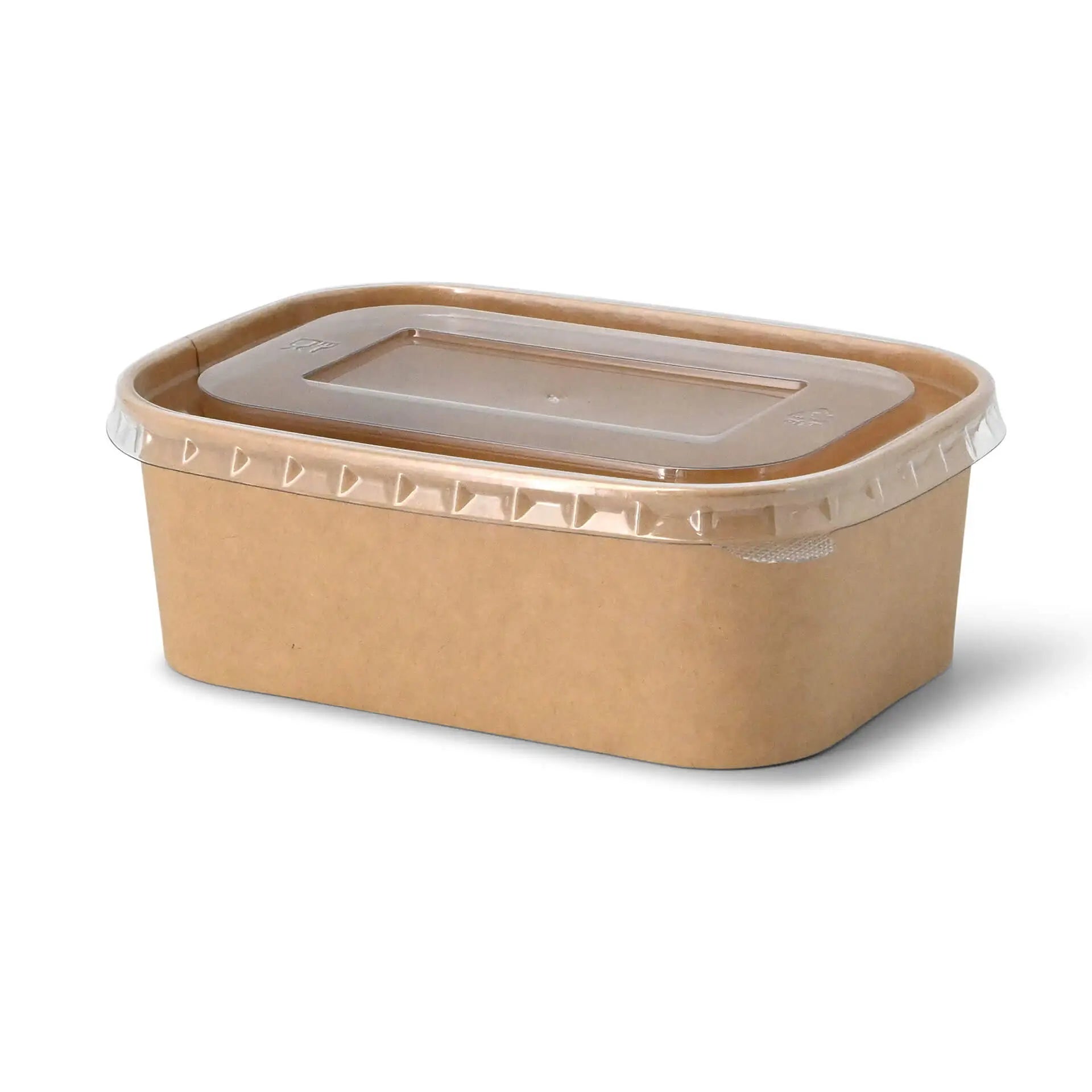 rPET lids 17,5 x 12,5 cm, clear, rectangular