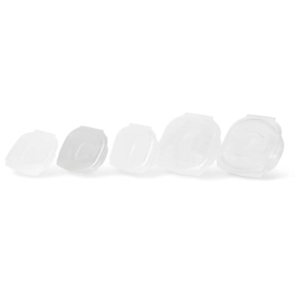 PLA deli bowls 375 ml, folding lid, rectangular