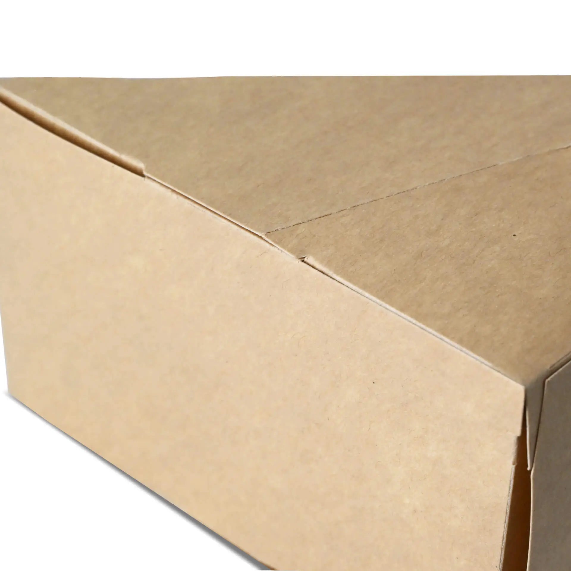 Cardboard Sandwich Wedges, PLA-window, brown