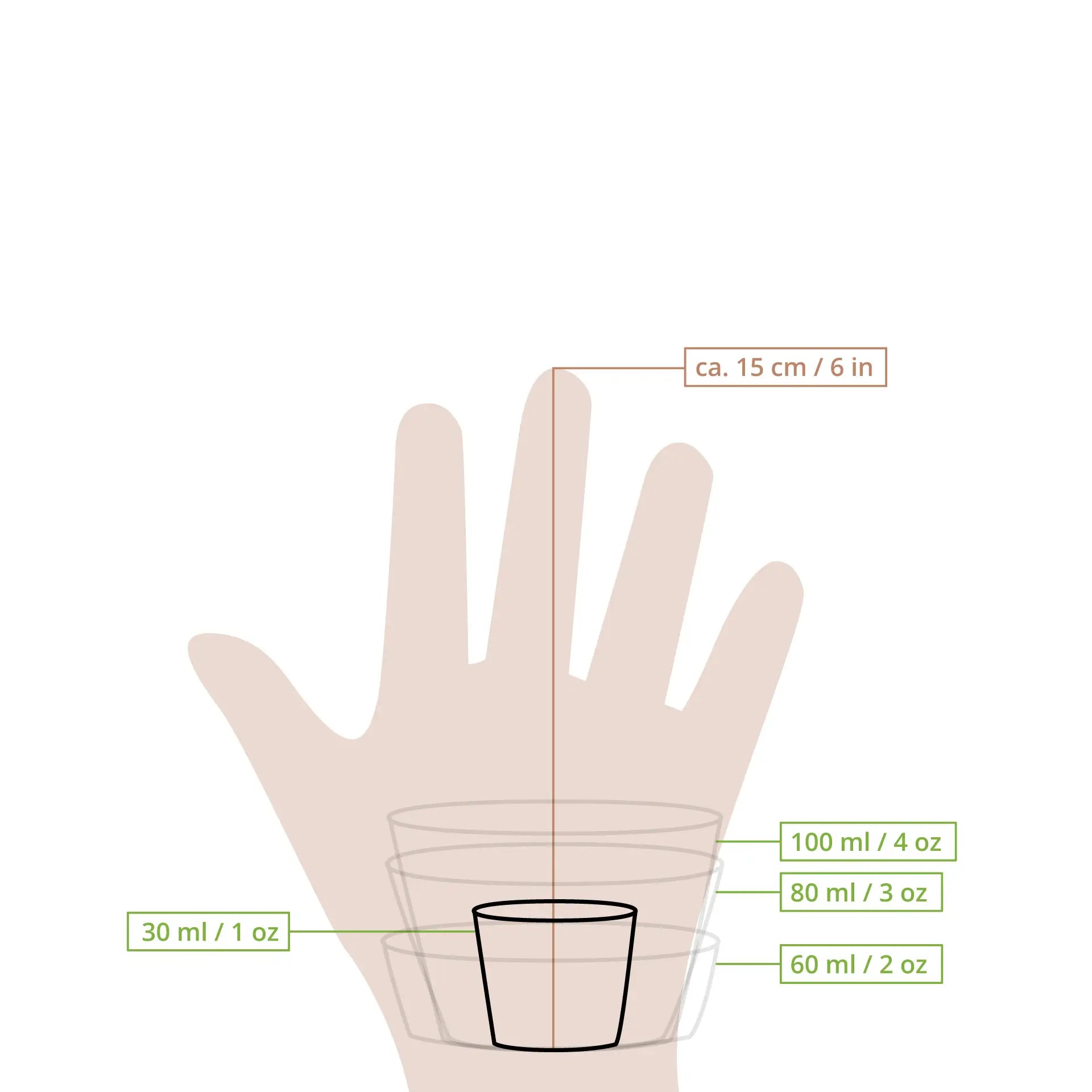 PLA portion cups 30 ml, Ø 45 mm