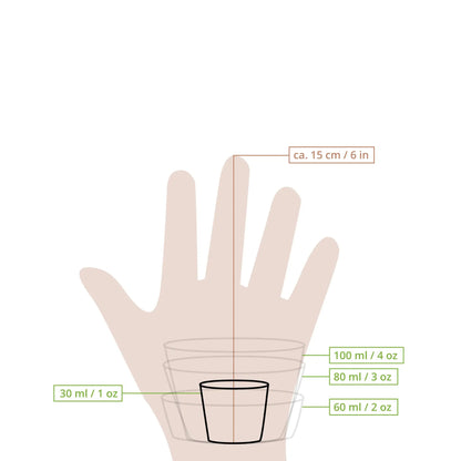 PLA portion cups 30 ml, Ø 45 mm