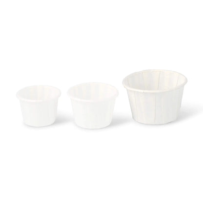 60 ml / 2 oz Paper sauce pots, white
