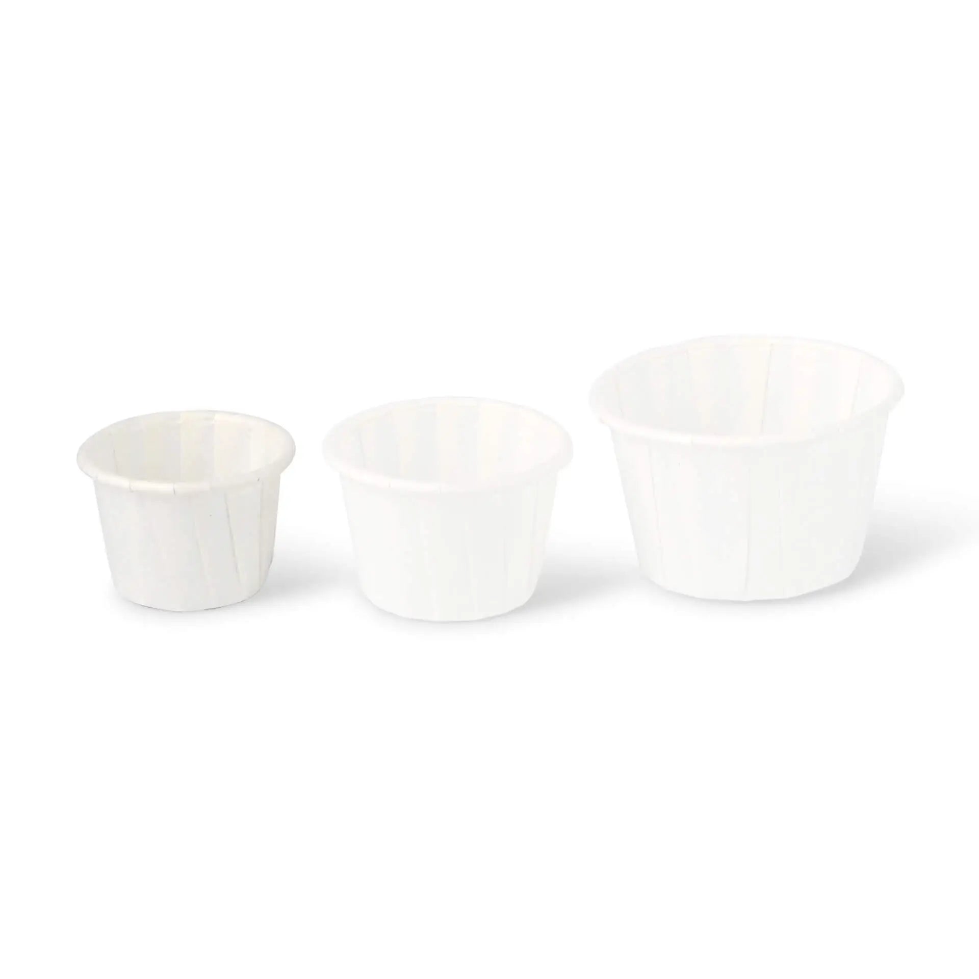 20 ml / 0.7 oz Paper sauce pots, white