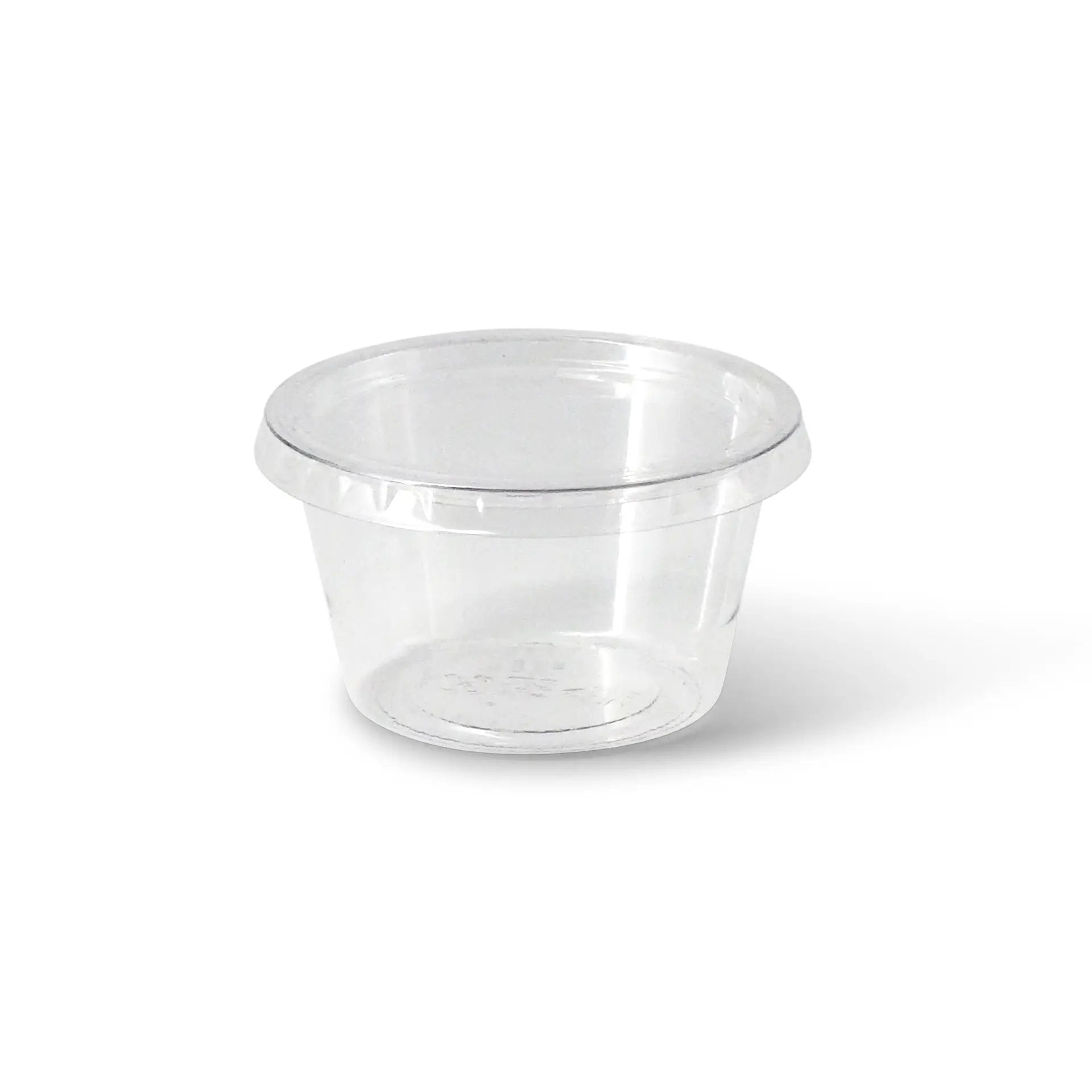 80 ml / 3 oz PLA portion cups, Ø 70 mm, clear