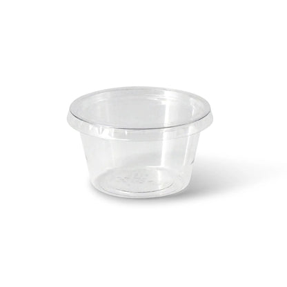80 ml / 3 oz PLA portion cups, Ø 70 mm, clear