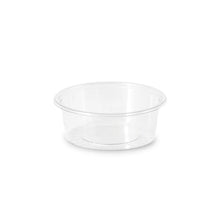 80 ml / 3 oz rPET dip pots, Ø 75 mm, clear