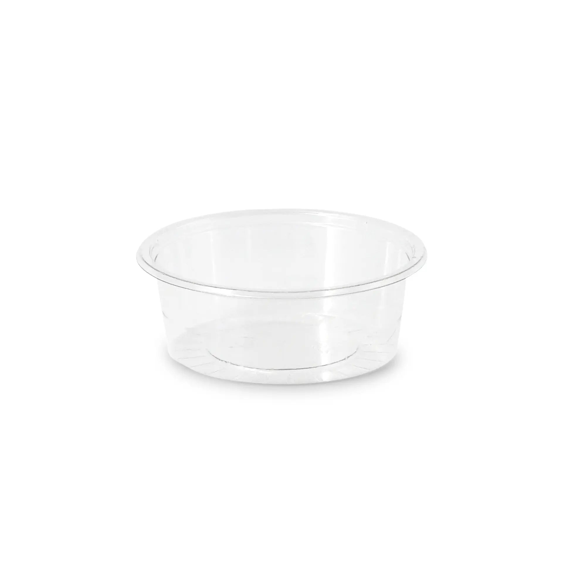 80 ml / 3 oz rPET dip pots, Ø 75 mm, clear