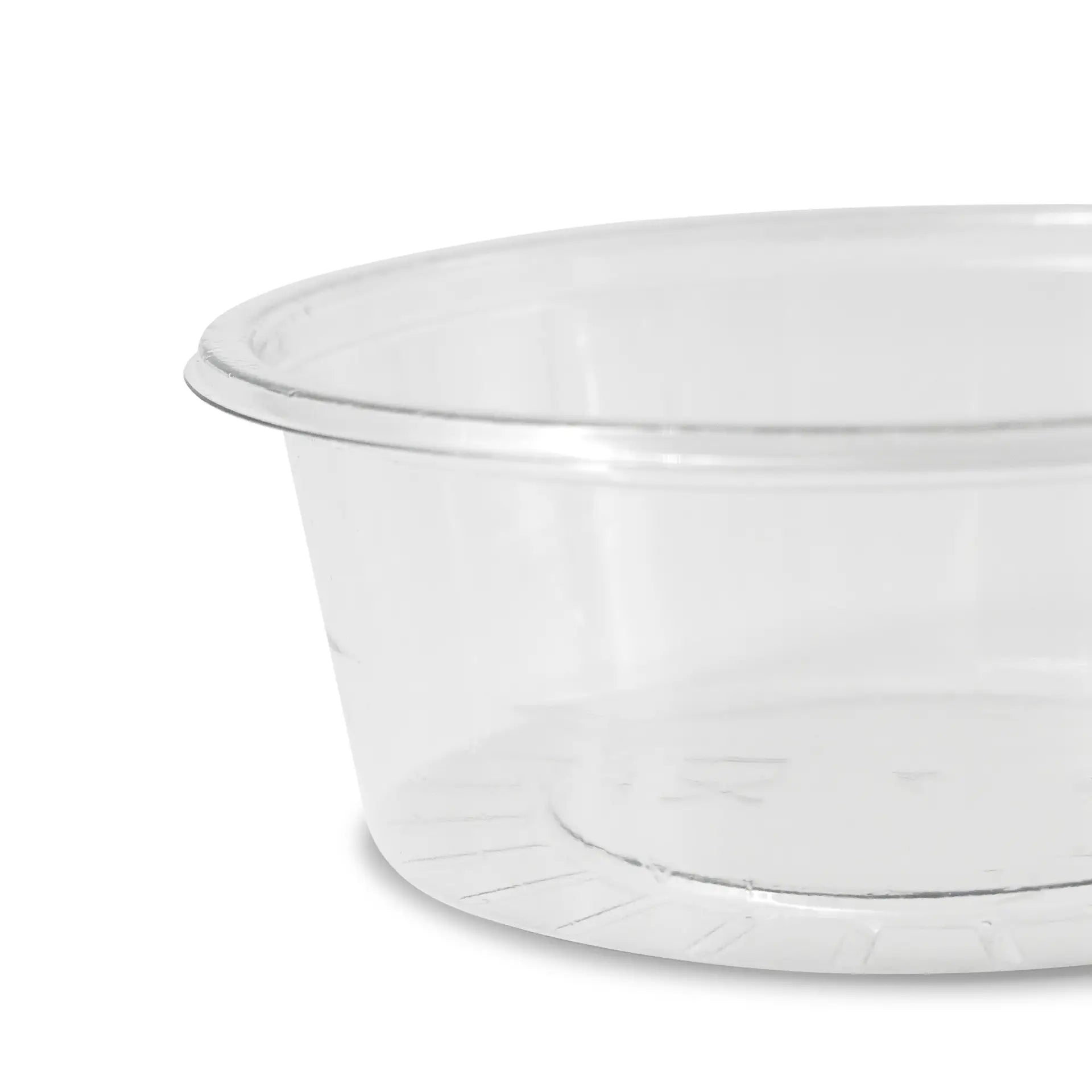 80 ml / 3 oz rPET dip pots, Ø 75 mm, clear