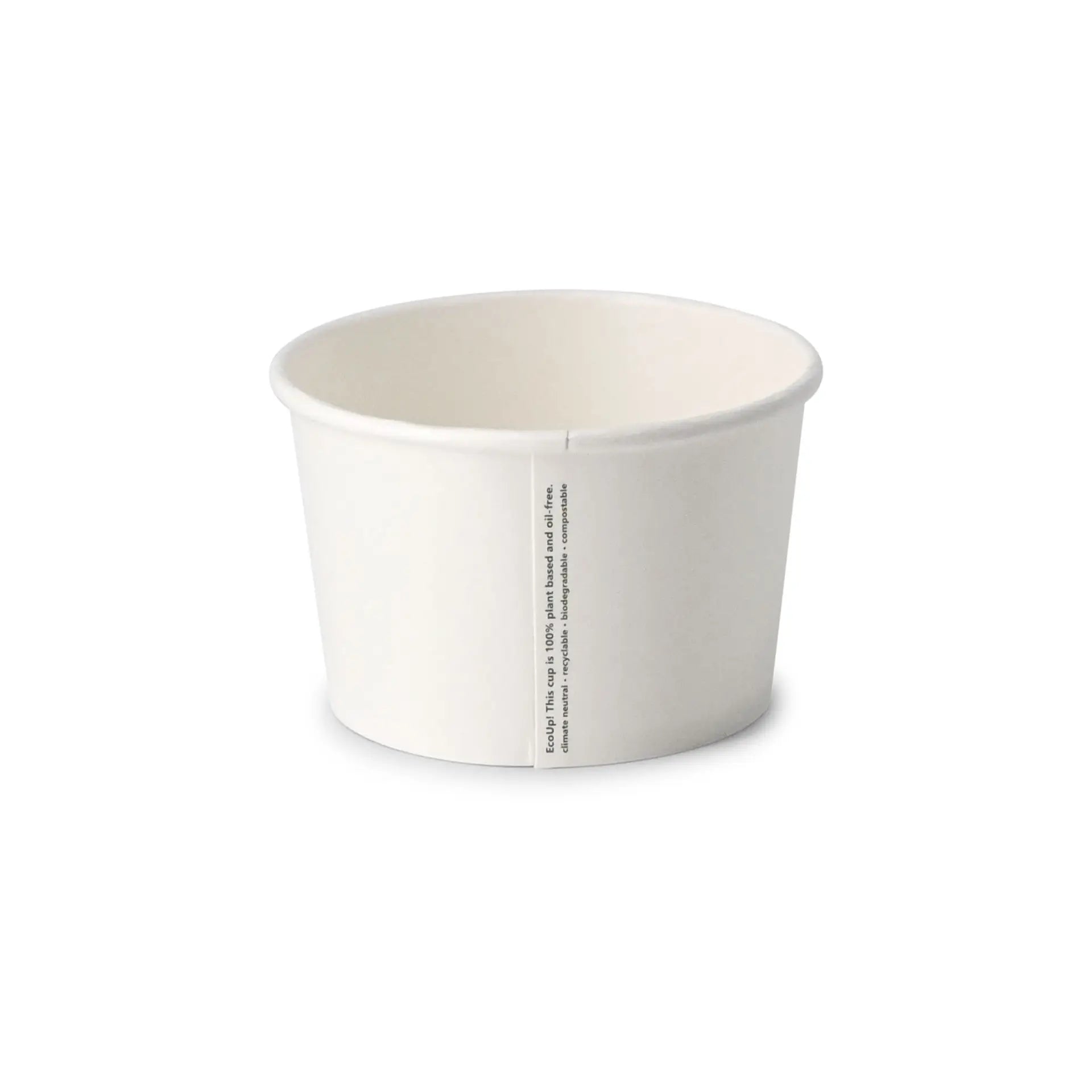 8 oz Cardboard Soup Cup, Ø 90 mm, white