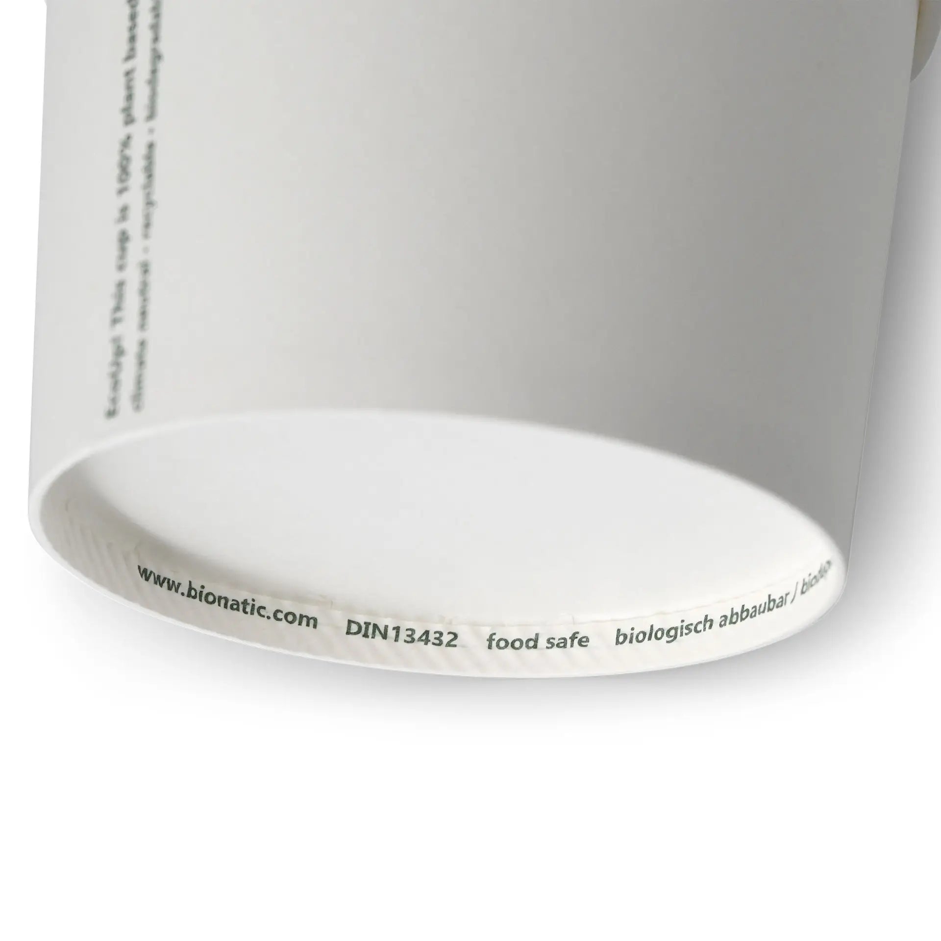 8 oz Cardboard Soup Cup, Ø 90 mm, white