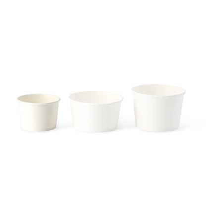 8 oz Cardboard Soup Cup, Ø 90 mm, white