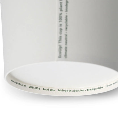 16 oz Paper Soup Container, Ø 115 mm, white