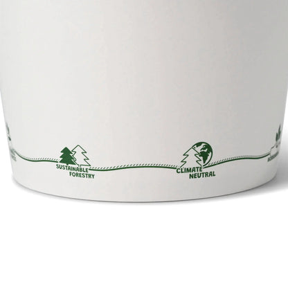 Karton-Universal-Becher (bio-beschichtet) 400 ml / 16 oz, Ø 115 mm, "EcoUp©"-Icons