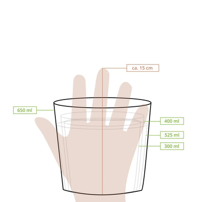 26 oz Cardboard Soup cups, Ø 114 mm, kraft, Icons