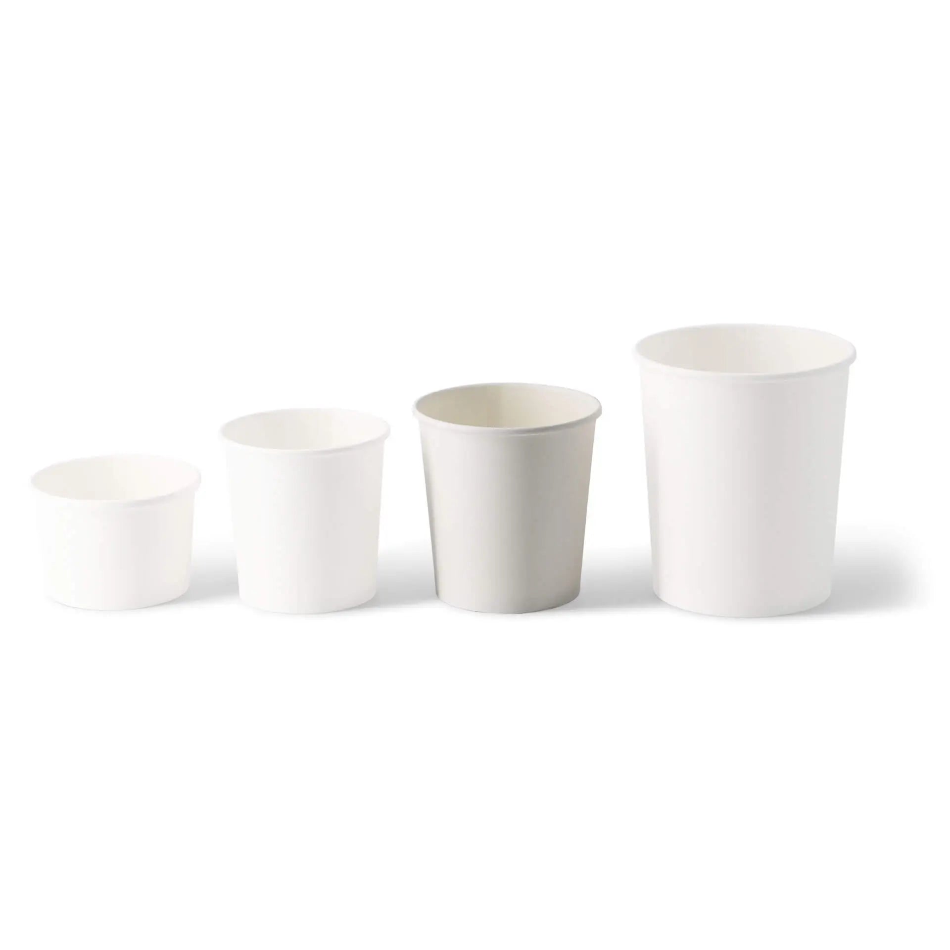 Suppenbecher to go aus Karton (Premium) 400 ml, Ø 95 mm, weiß, bio-beschichtet