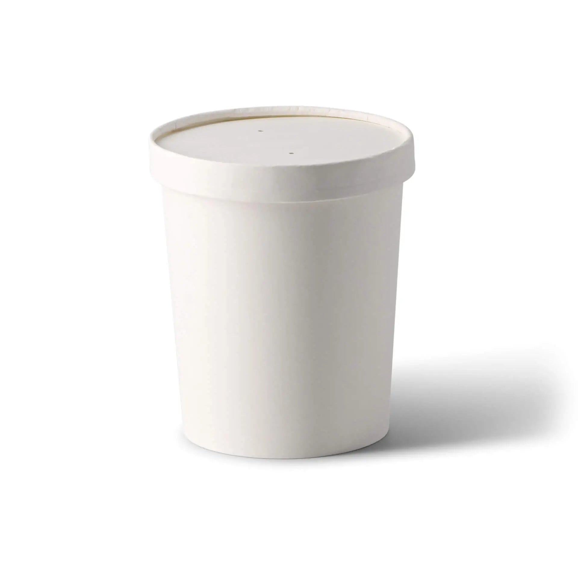 Suppenbecher to go aus Karton (Premium) 800 ml / 32 oz, Ø 115 mm, weiß, bio-beschichtet