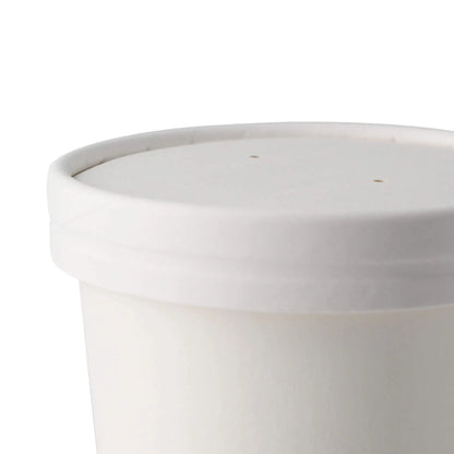 Cardboard membrane lids Ø 90 mm, white