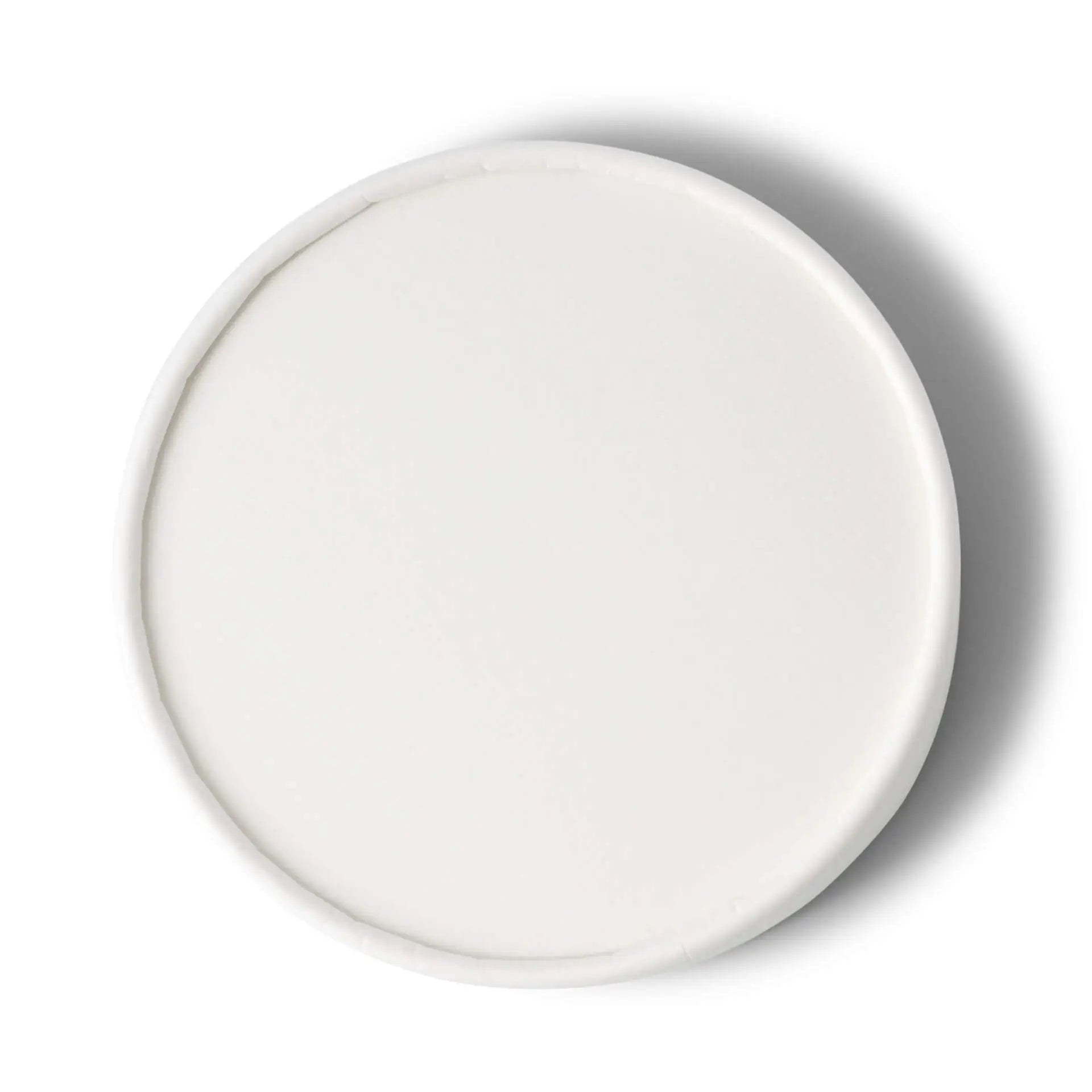 Paper Lids for 4oz-16oz for Ice Cream Tubs, white