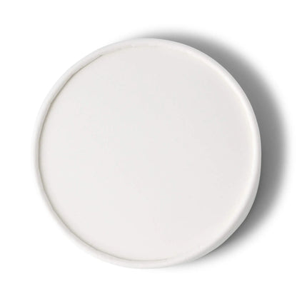 Paper Lids for 4oz-16oz for Ice Cream Tubs, white