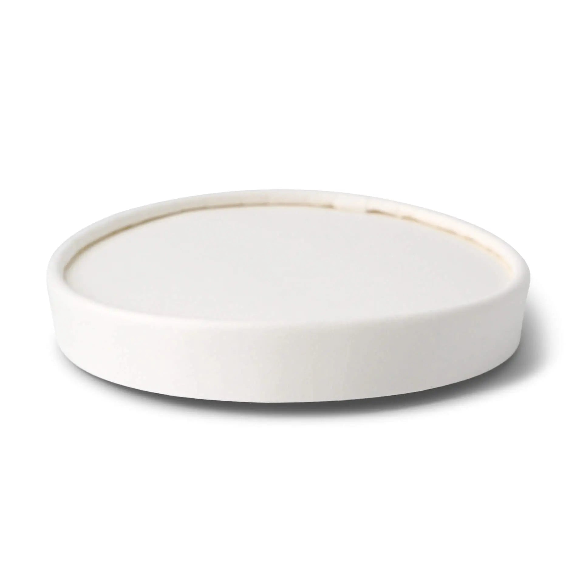 Paper Lids for 4oz-16oz for Ice Cream Tubs, white