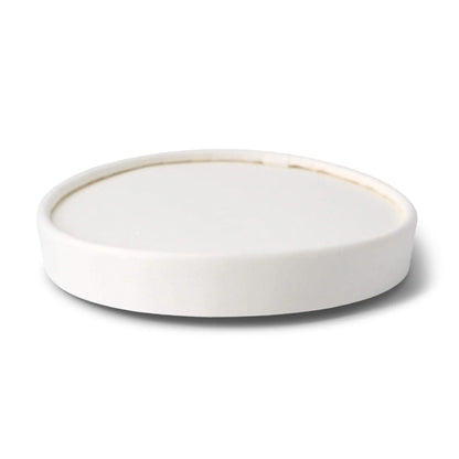 Paper Lids for 4oz-16oz for Ice Cream Tubs, white