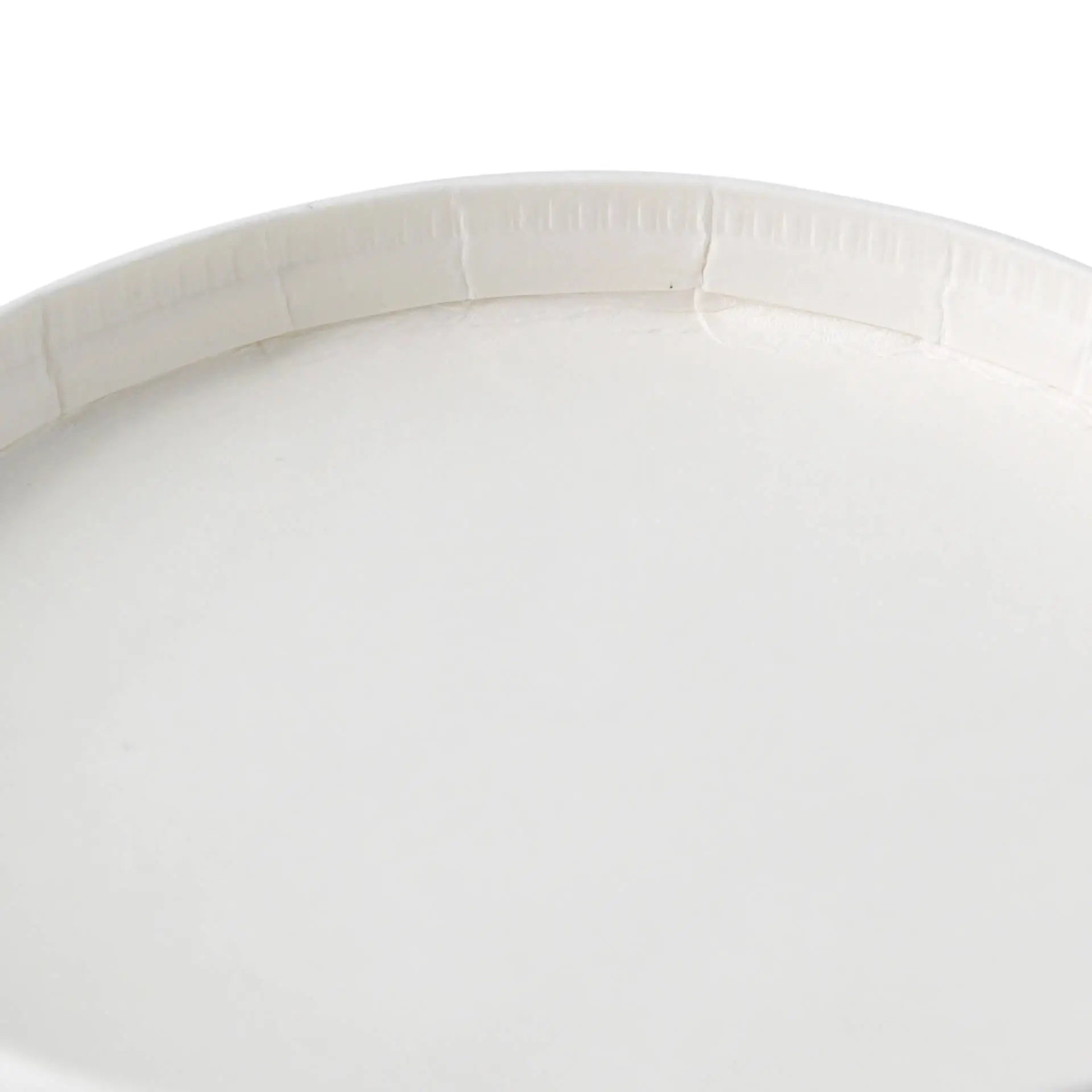 Paper Lids for 4oz-16oz for Ice Cream Tubs, white