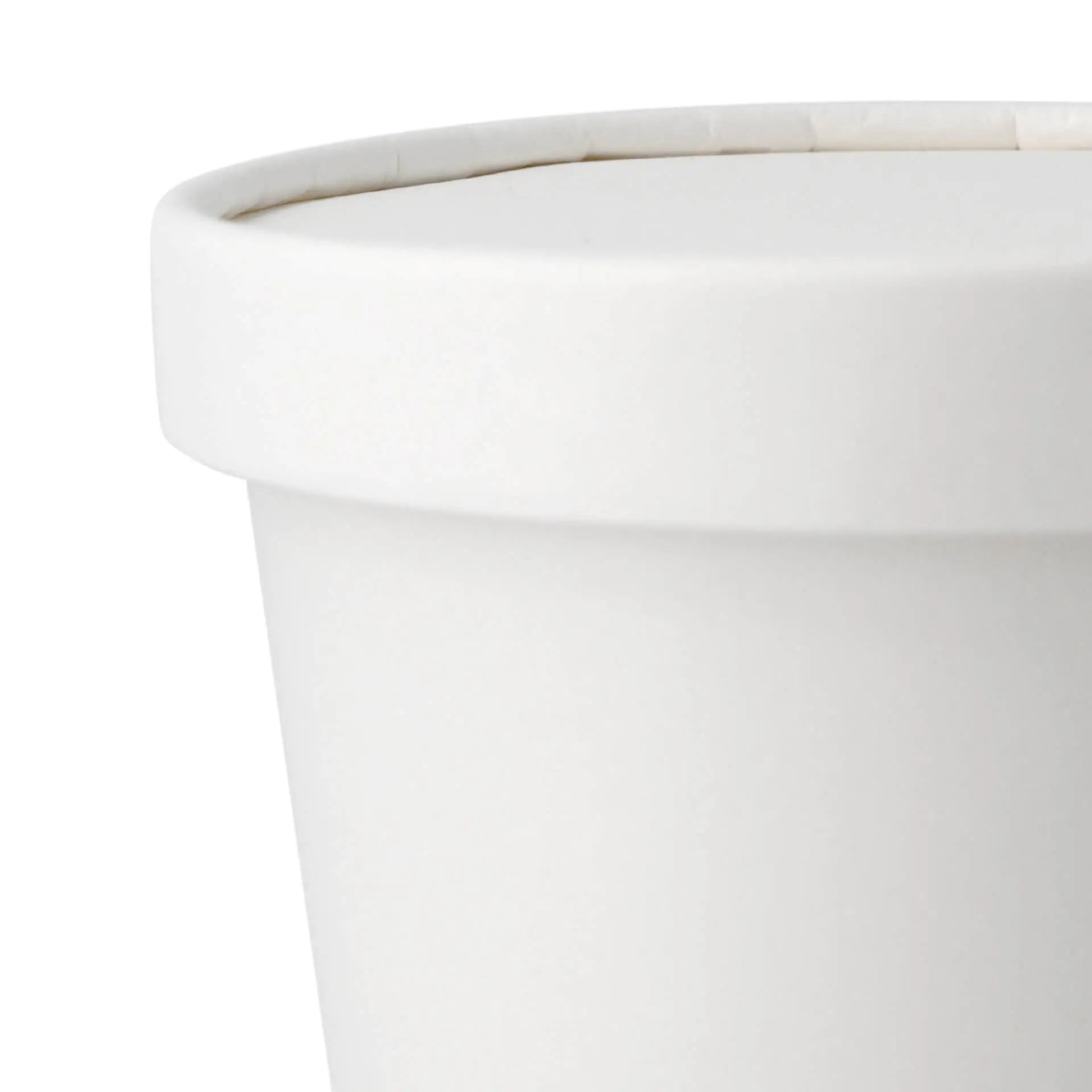 Paper Lids for 4oz-16oz for Ice Cream Tubs, white