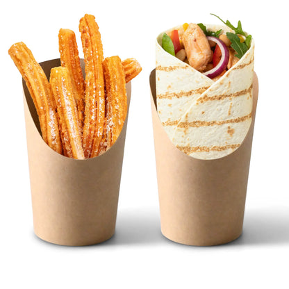 Wrap cup 300 ml, brown