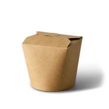 Noodle Boxes 650 ml, kraft, PLA-coated