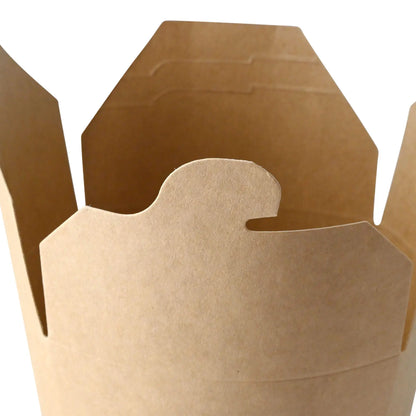 Noodle Boxes 650 ml, kraft, PLA-coated