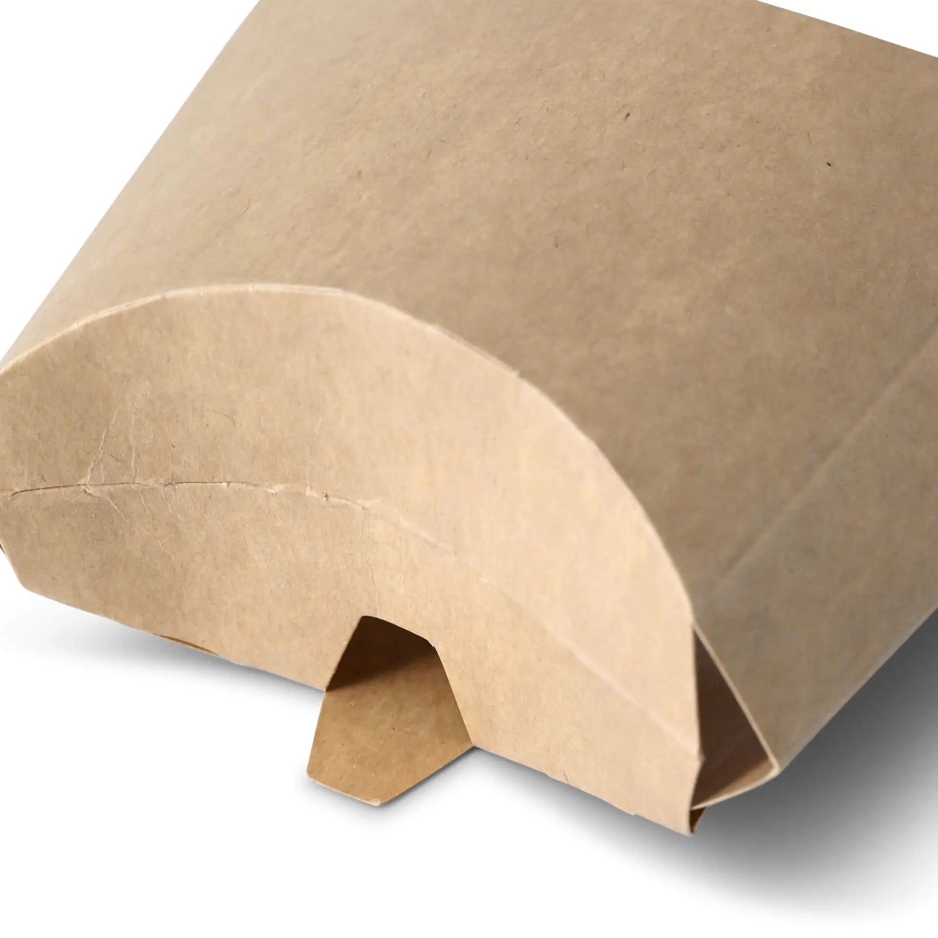 Cardboard chips scoops 8.5 x 5 x  9.5 cm, kraft