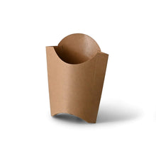 Pommes Schütten aus Karton 8,5 x 5 x 12 cm, braun