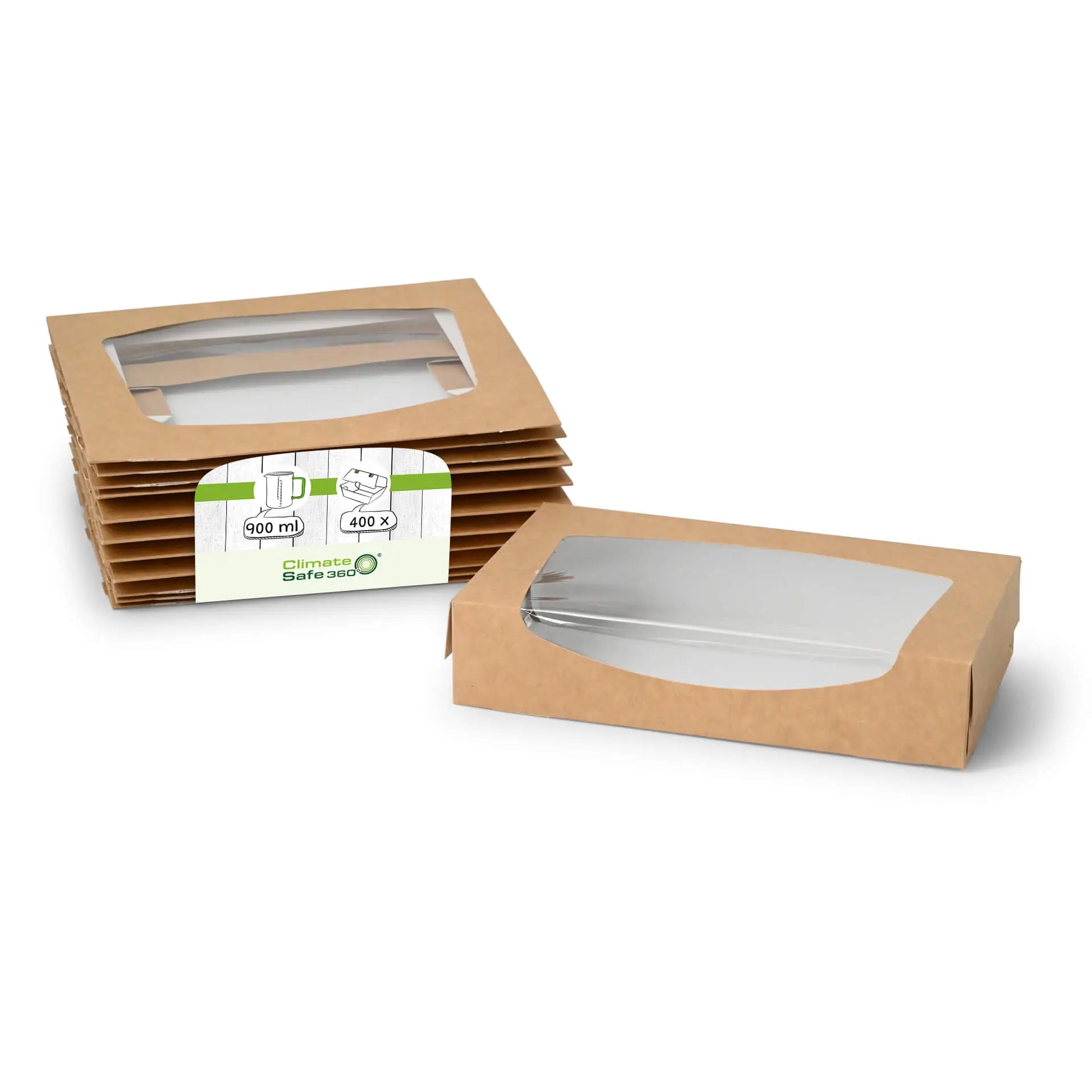Window boxes, cardboard 20 x 12 x 4  cm, 900 ml