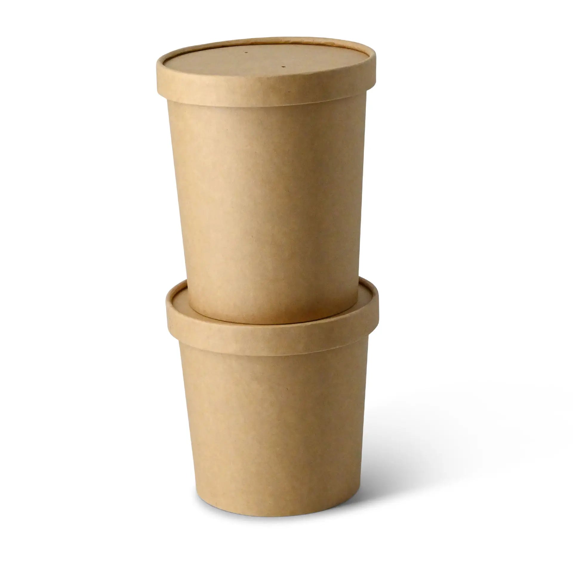 Soup cup to go made of cardboard (Premium) 800 ml / 32 oz, Ø 115 mm, brown