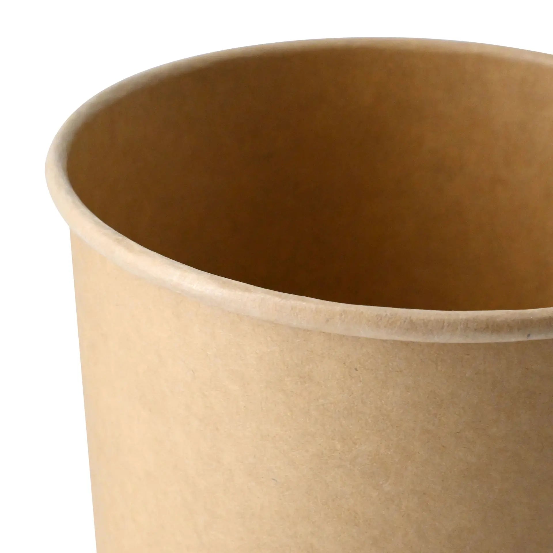 Soup cup to go made of cardboard (Premium) 800 ml / 32 oz, Ø 115 mm, brown