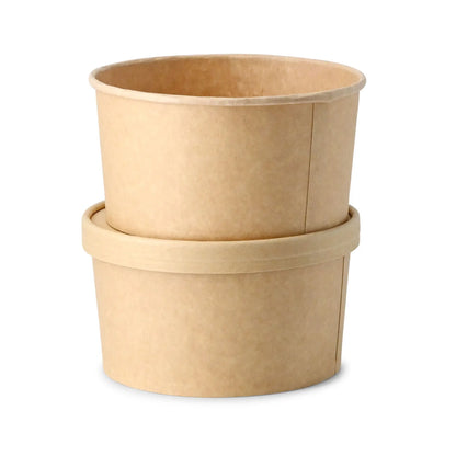 Paper-bowls 800 ml, Ø 150 mm, brown, round