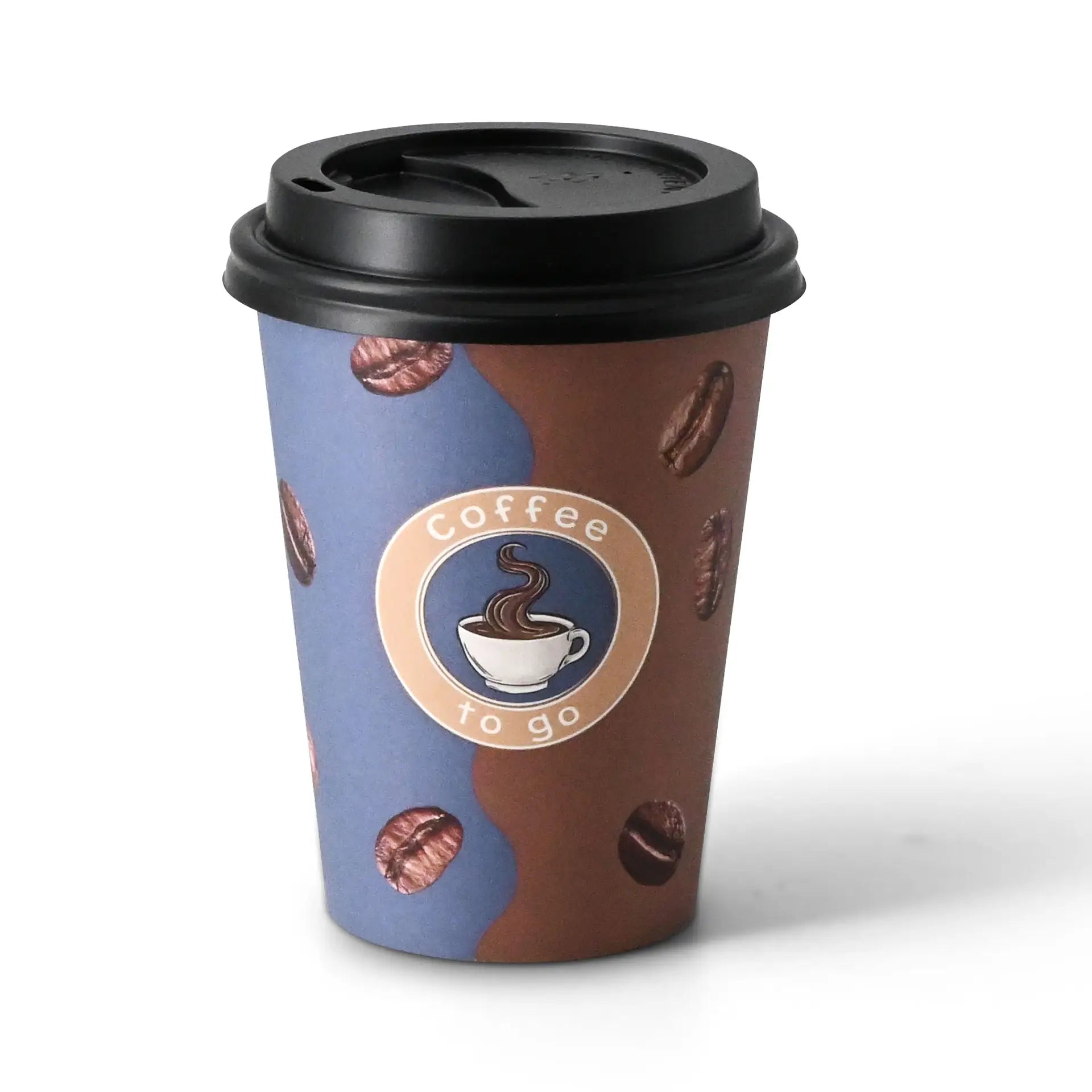 Pappbecher bedruckt "Kaffee  300 ml / 12 oz, Ø 90 mm