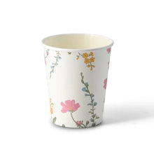 Pappbecher bedruckt "Frühling" 200 ml / 8 oz, Ø 80 mm, weiß