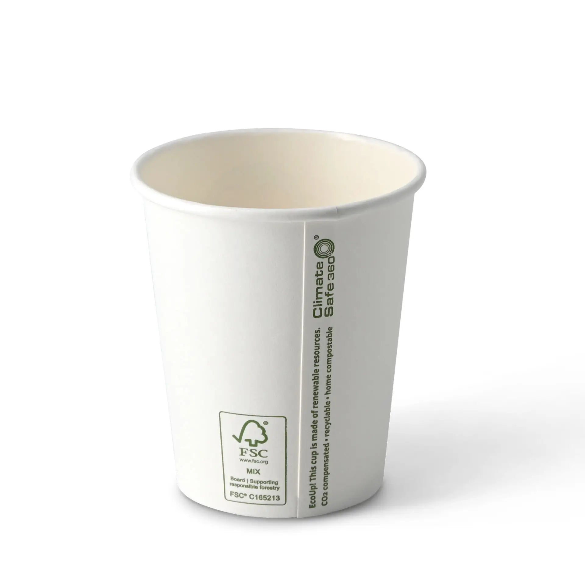 8 oz Paper cup printed with "Coffeelove", Ø 80 mm, white