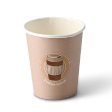 Pappbecher bedruckt "Coffeebreak" 200 ml / 8 oz, Ø 80 mm, weiß
